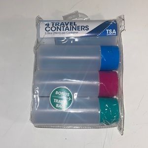 TSA Approved Travel containers 4 count